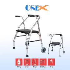 Khung tập đi nhôm có ghế OneX MS-914L